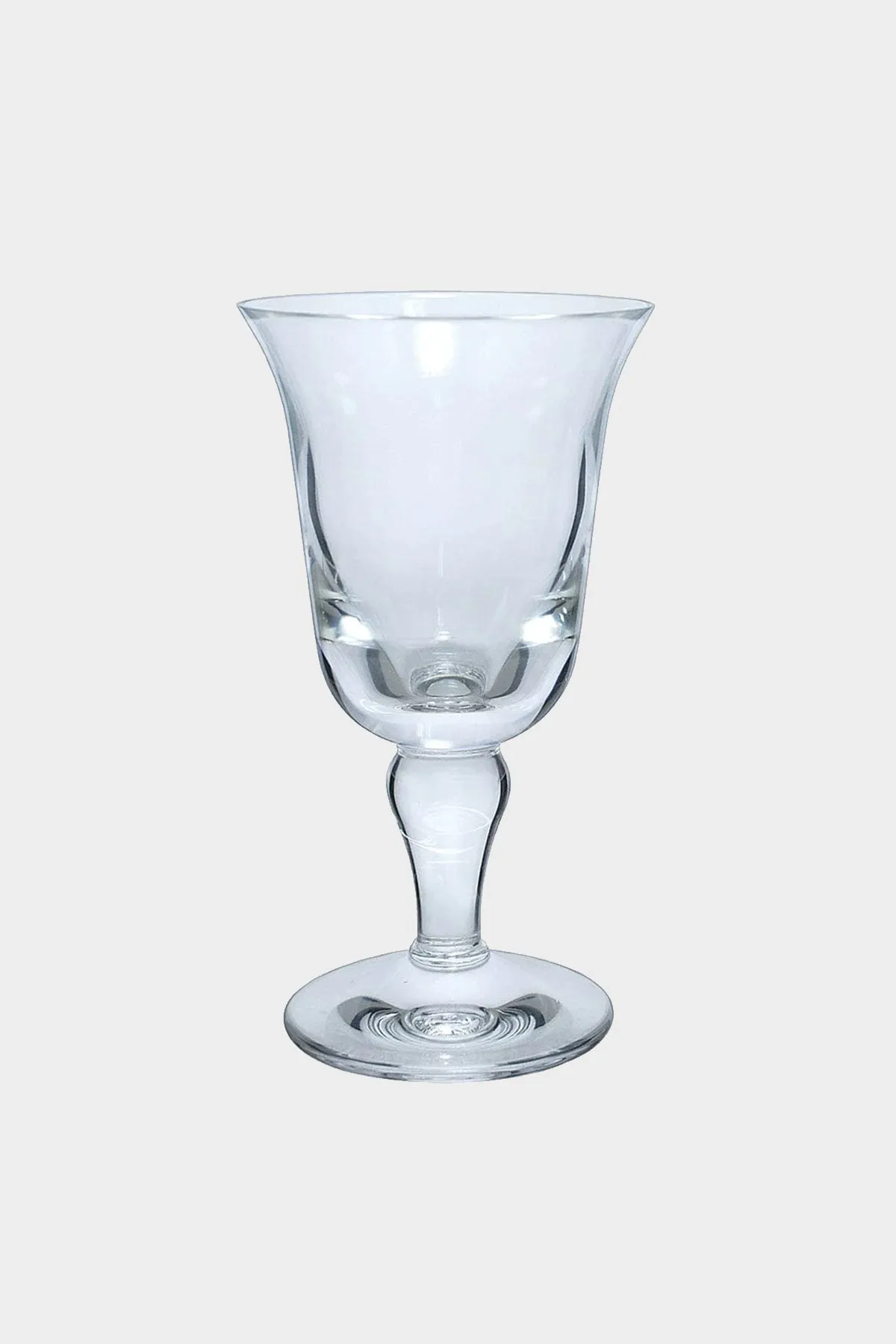 Acrylic Flared Water Glass in Clear