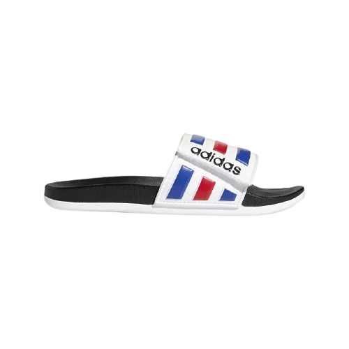 Adidas Adilette Comfort Adjustable Mens Slide -White