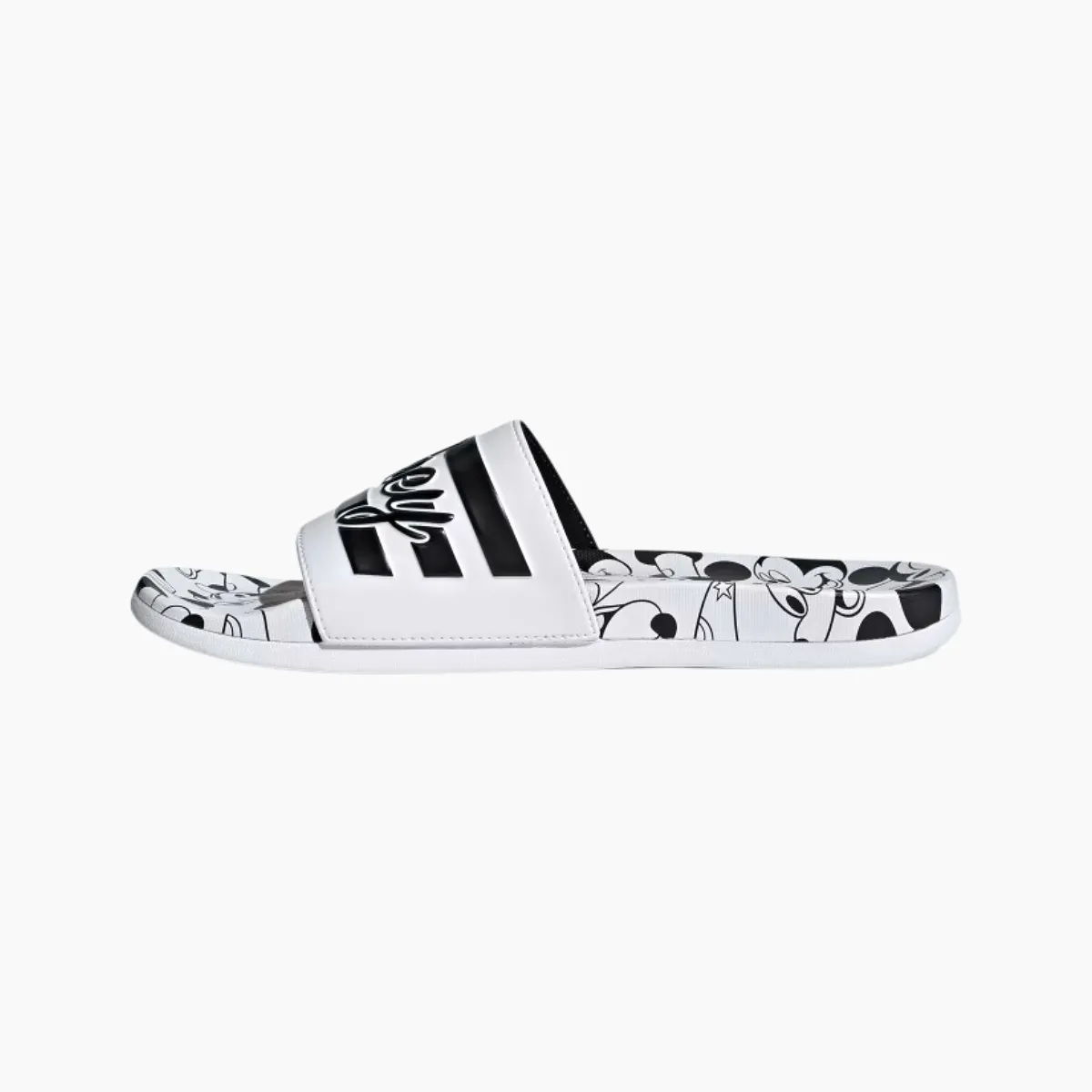 Adidas Adilette Comfort Mickey Mouse Slide -Cloud White/Core Black