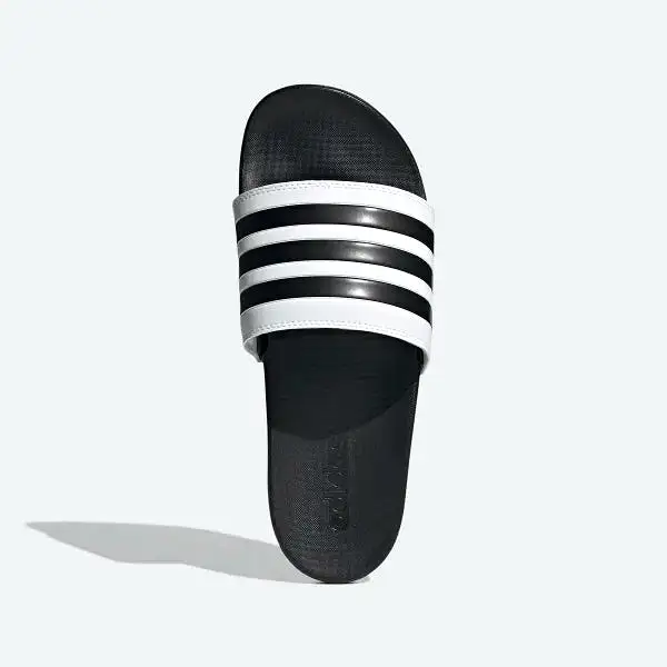 Adidas Adilette Comfort Slides - Black/White