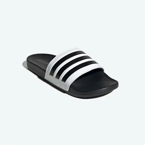 Adidas Adilette Comfort Slides - Black/White