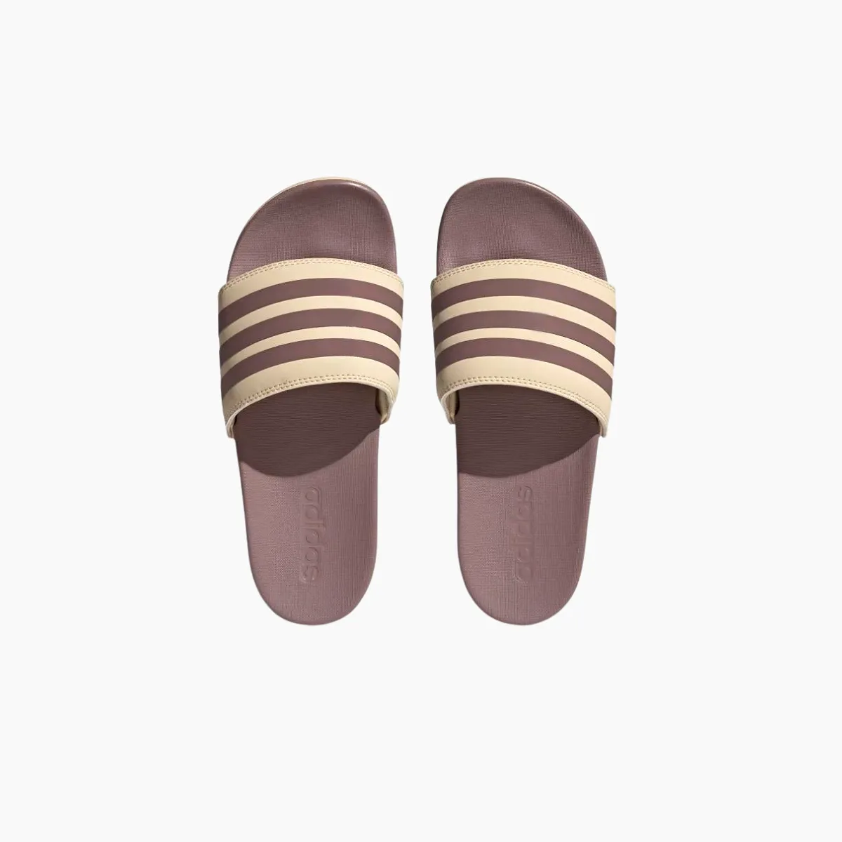 Adidas Adilette comfort slides-Purple/Sand Strata