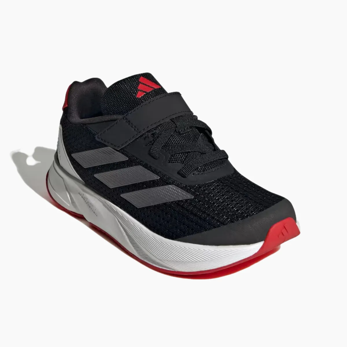 Adidas Duramo SL Kids Unisex Shoes (4-7 YEAR) -Core Black/Iron Metallic/Better Scarlet