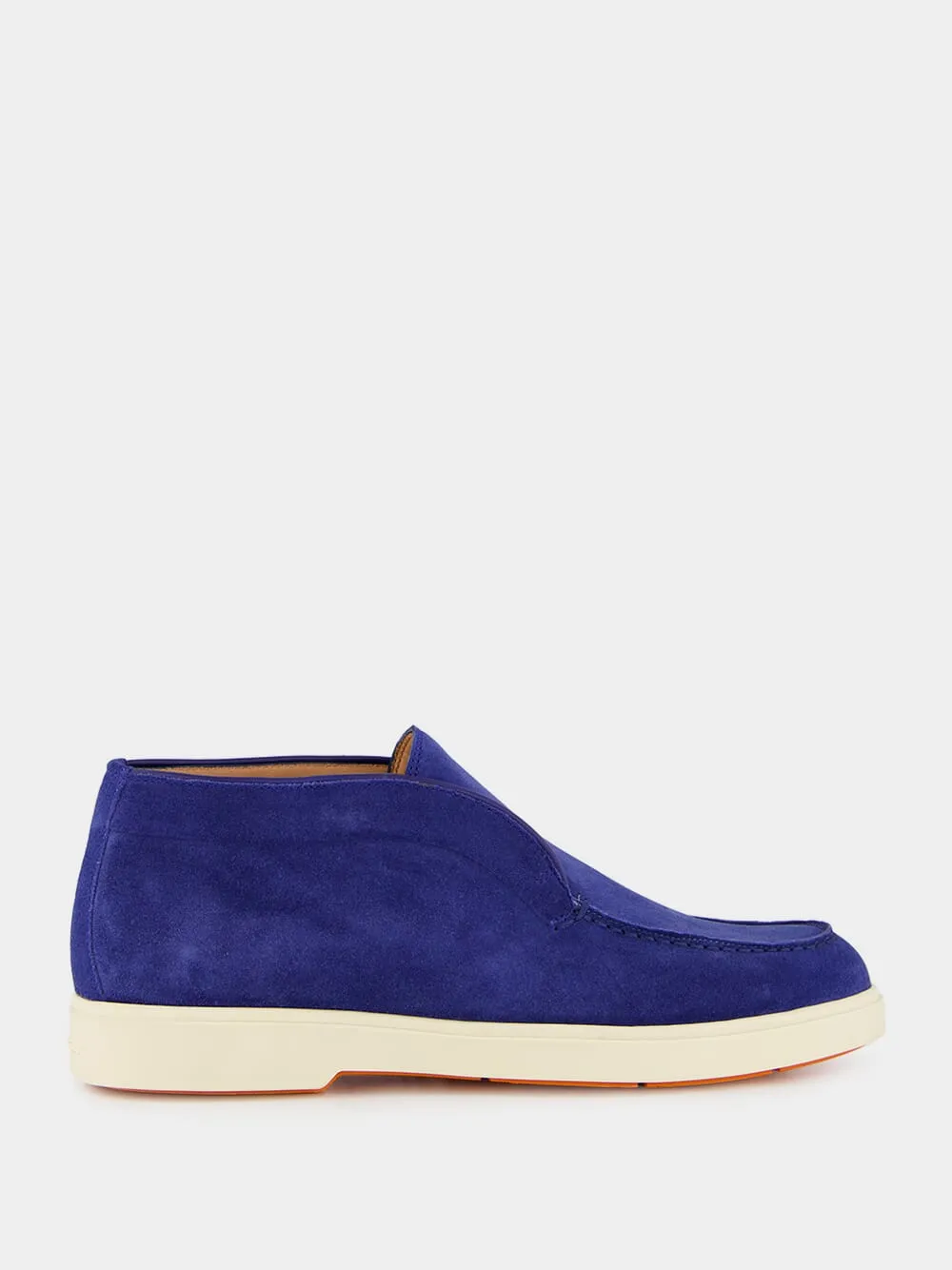 Blue Suede Desert Boots