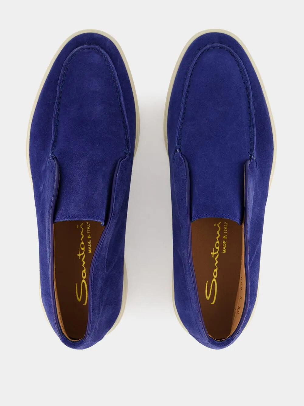 Blue Suede Desert Boots