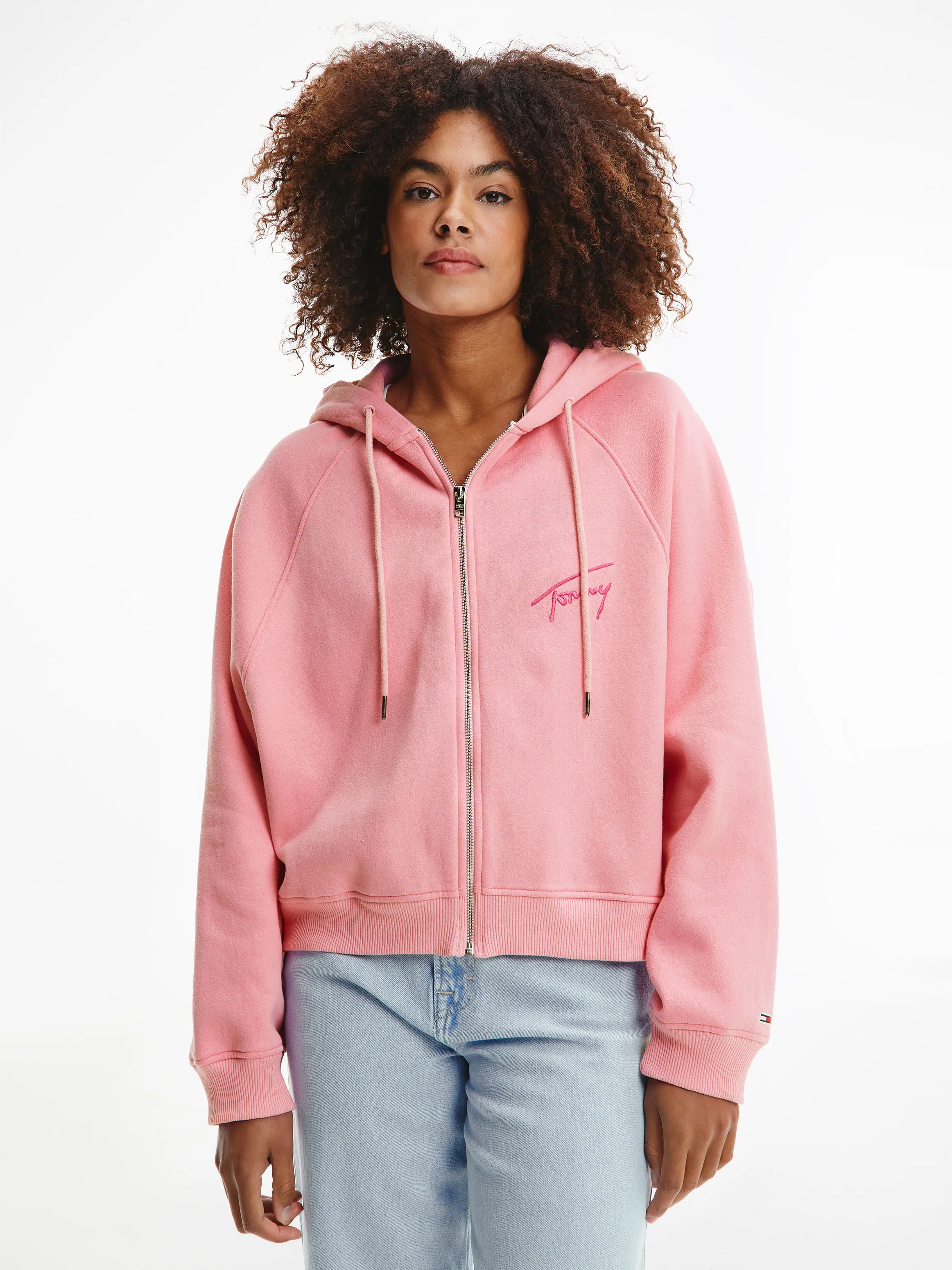 Boxy Zip-Thru Hoodie | Sweatshirts & Hoodies | Tommy Hilfiger