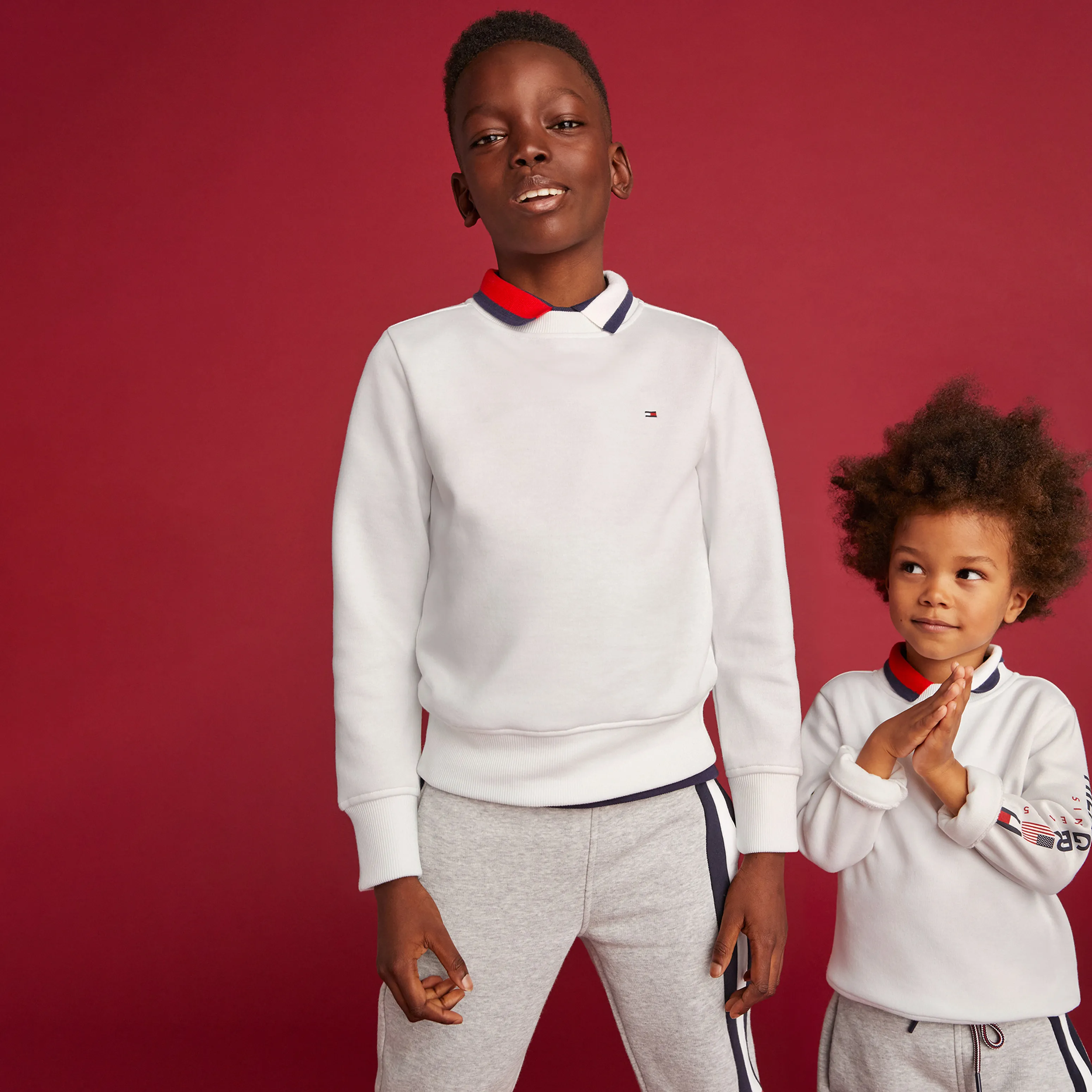 Boys Flag Crew Neck Sweatshirt | Hoodies | Tommy Hilfiger