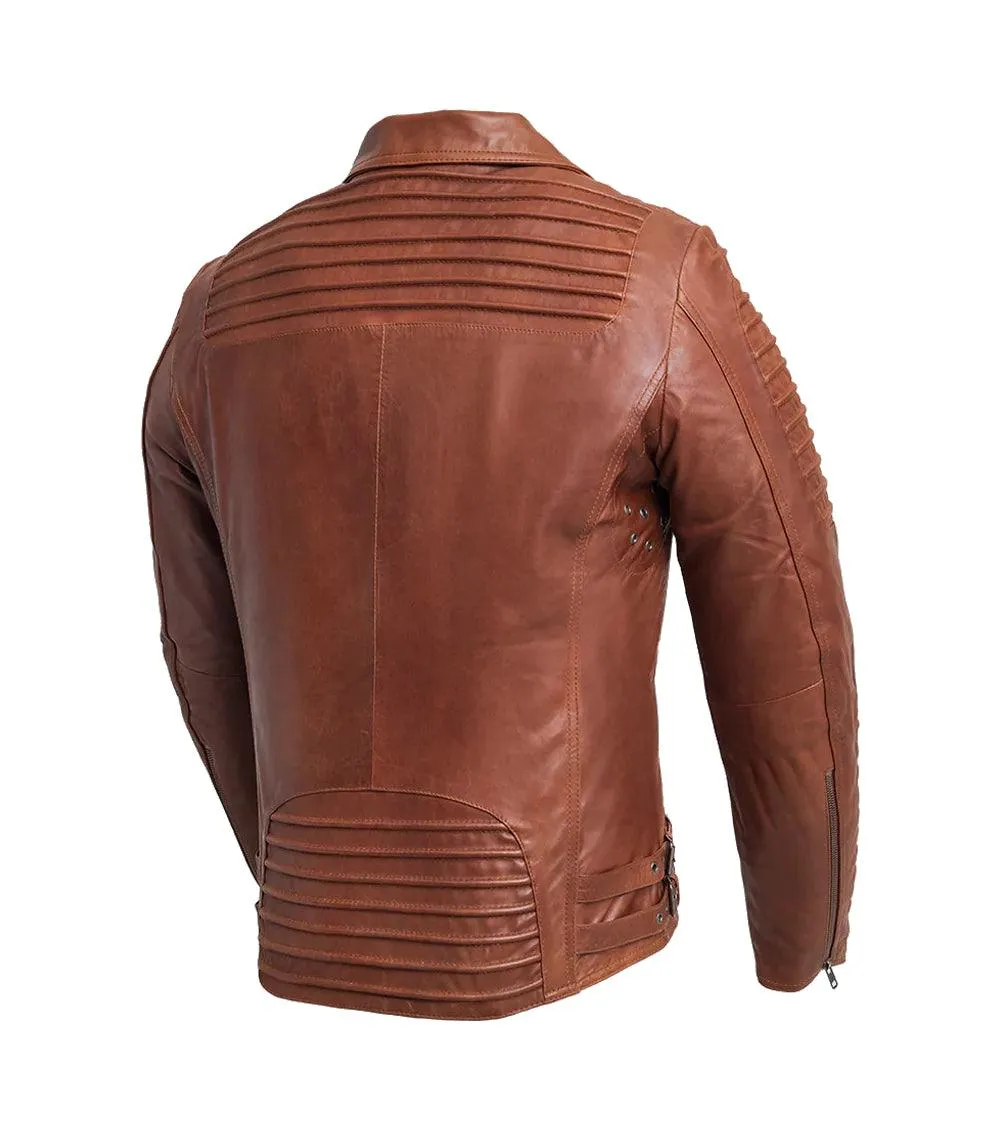 Brooklyn Men's Fashion Lambskin Leather Jacket by Whet Blu