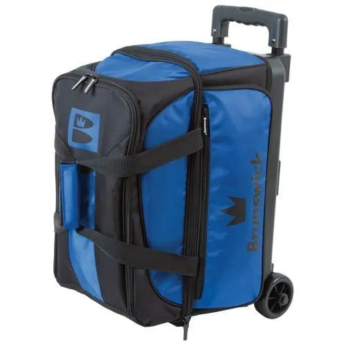 Brunswick Blitz Double Roller Blue Bowling Bag