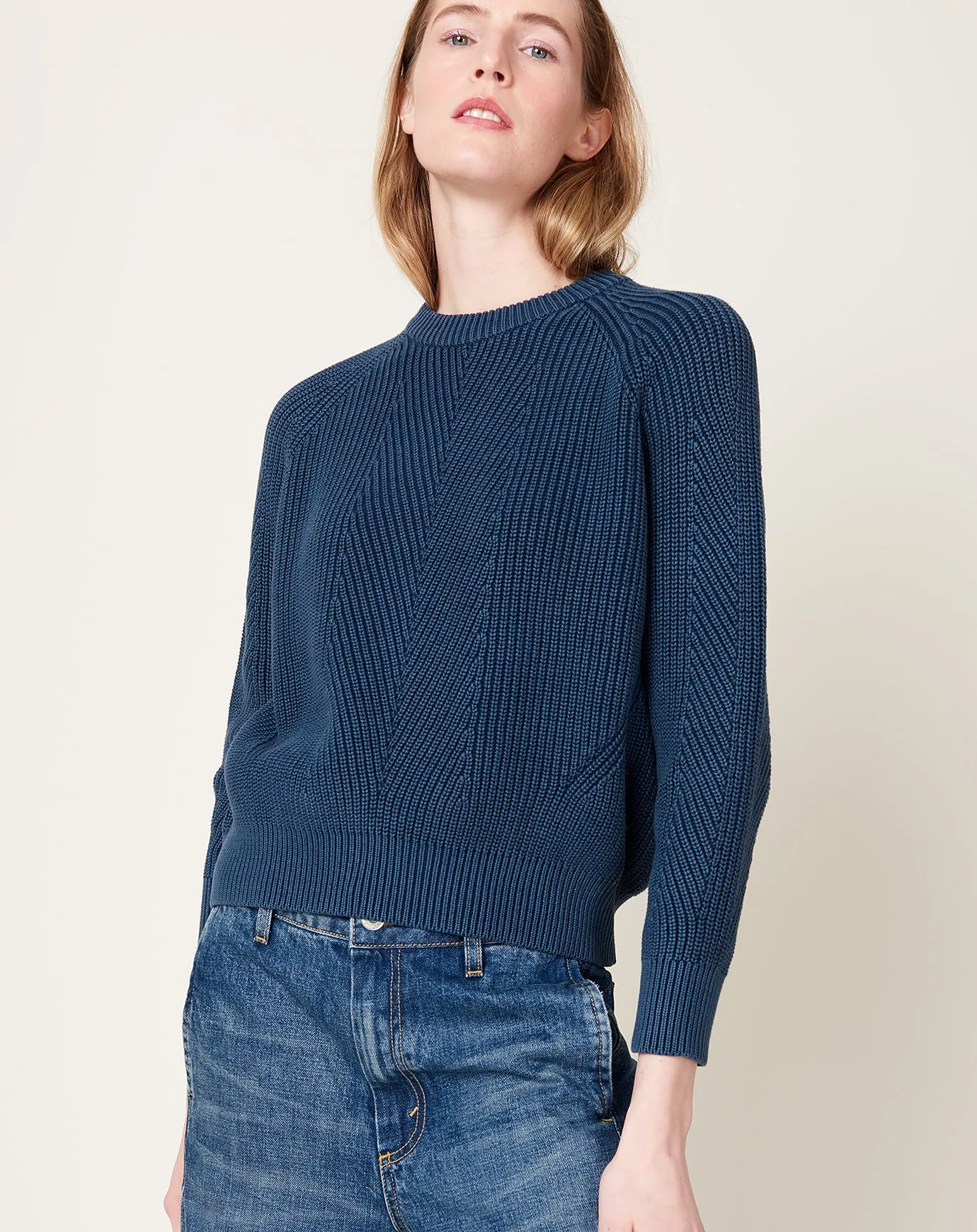 Chelsea Sweater in Indigo