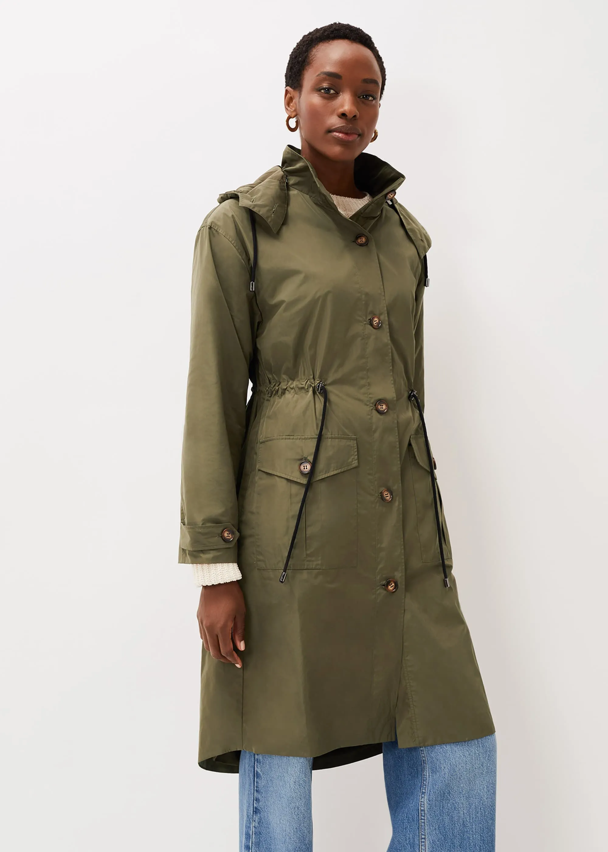 Chloe Longline Parka Coat