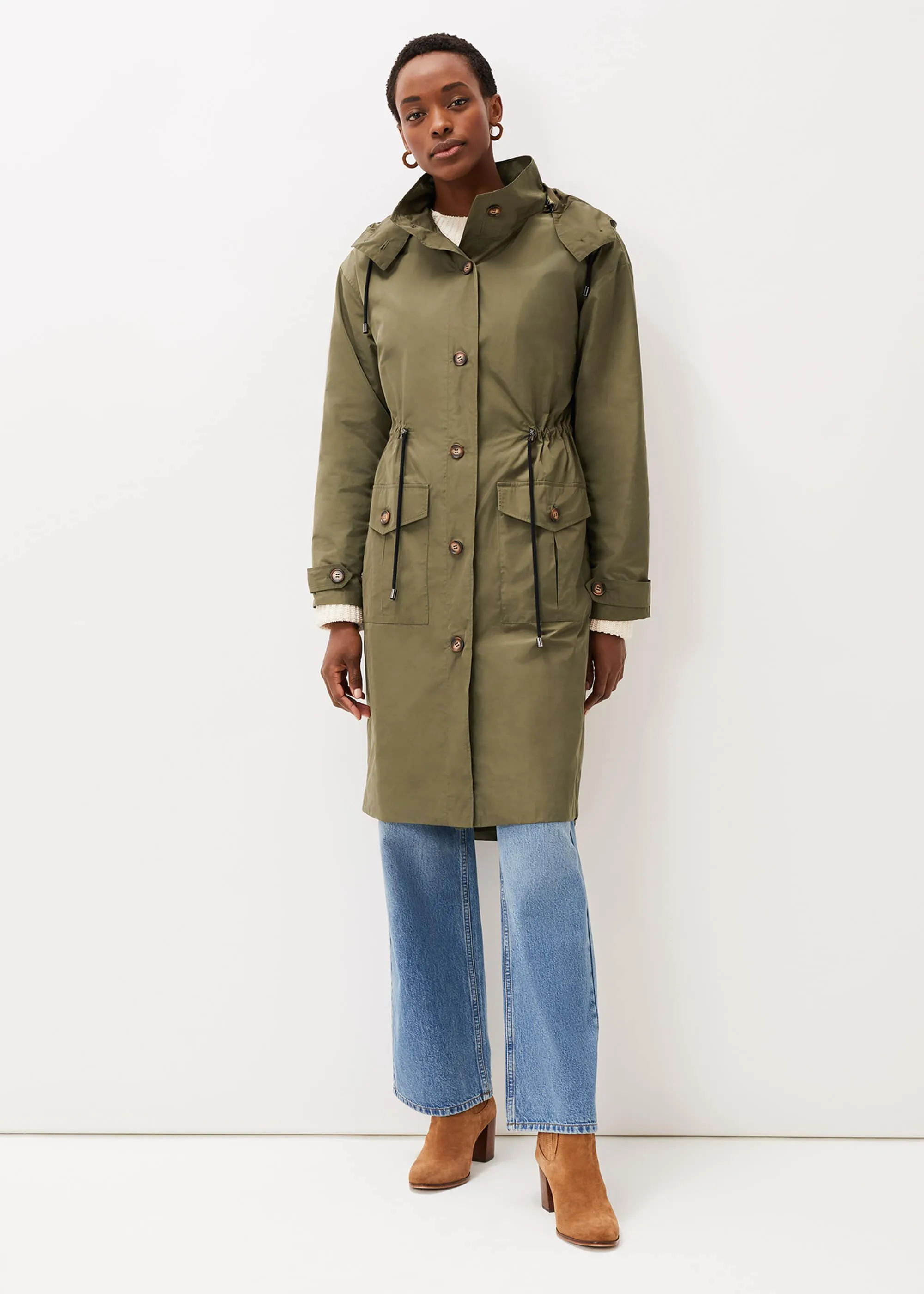 Chloe Longline Parka Coat