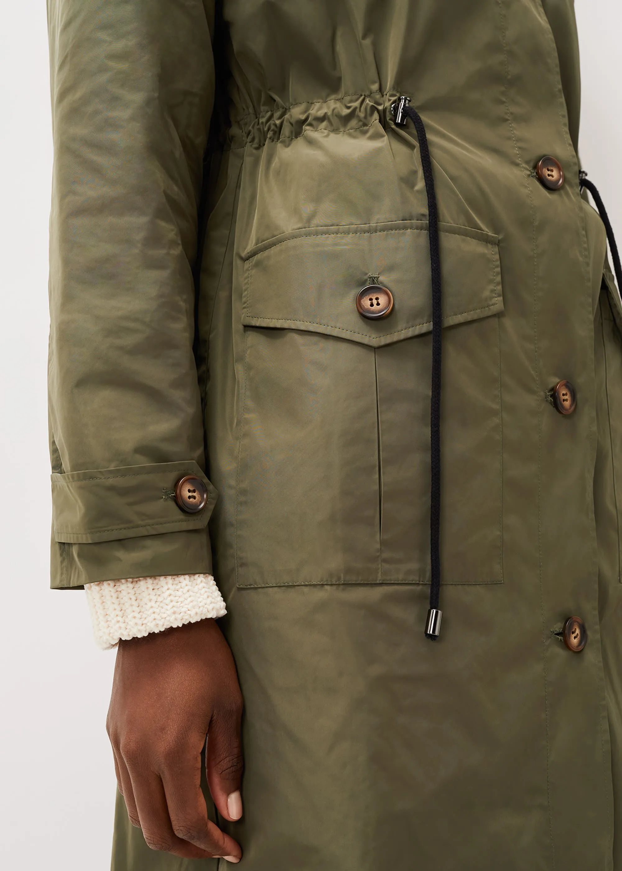 Chloe Longline Parka Coat