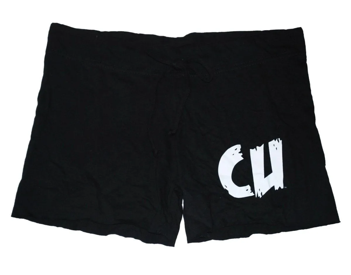 Colorado Buffaloes The Cotton Exchange Women Black Drawstring Shorts (M)