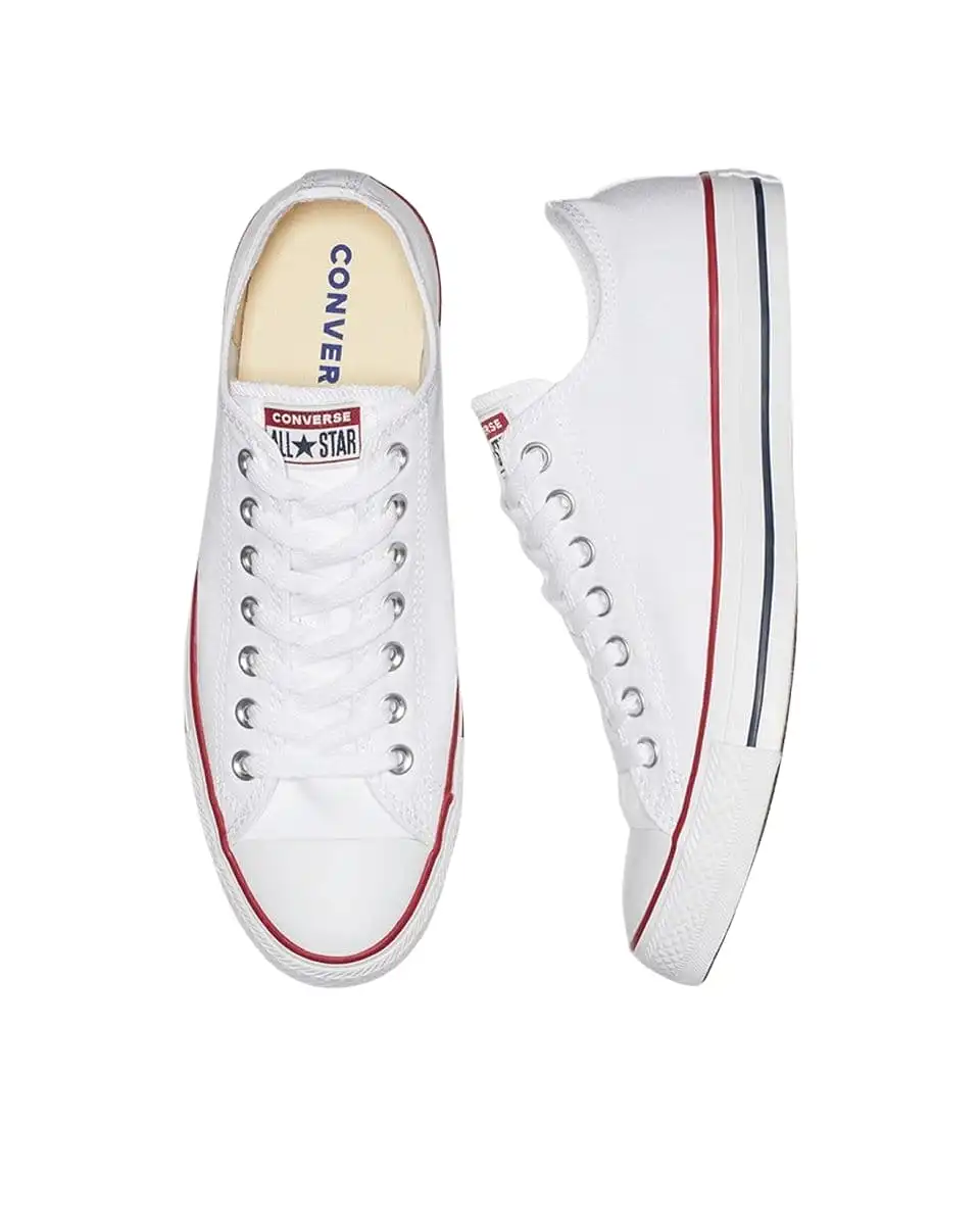 CONVERSE MEN'S CHUCK TAYLOR ALL STAR LOW TOP WHITE SHOE