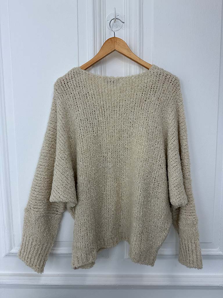 Daisy Boucle Knit - Stone