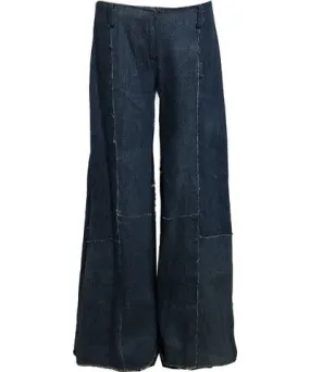 Deborah Lindquist Eco Lifestyle Black Alex Low Rise Wide Leg Jean