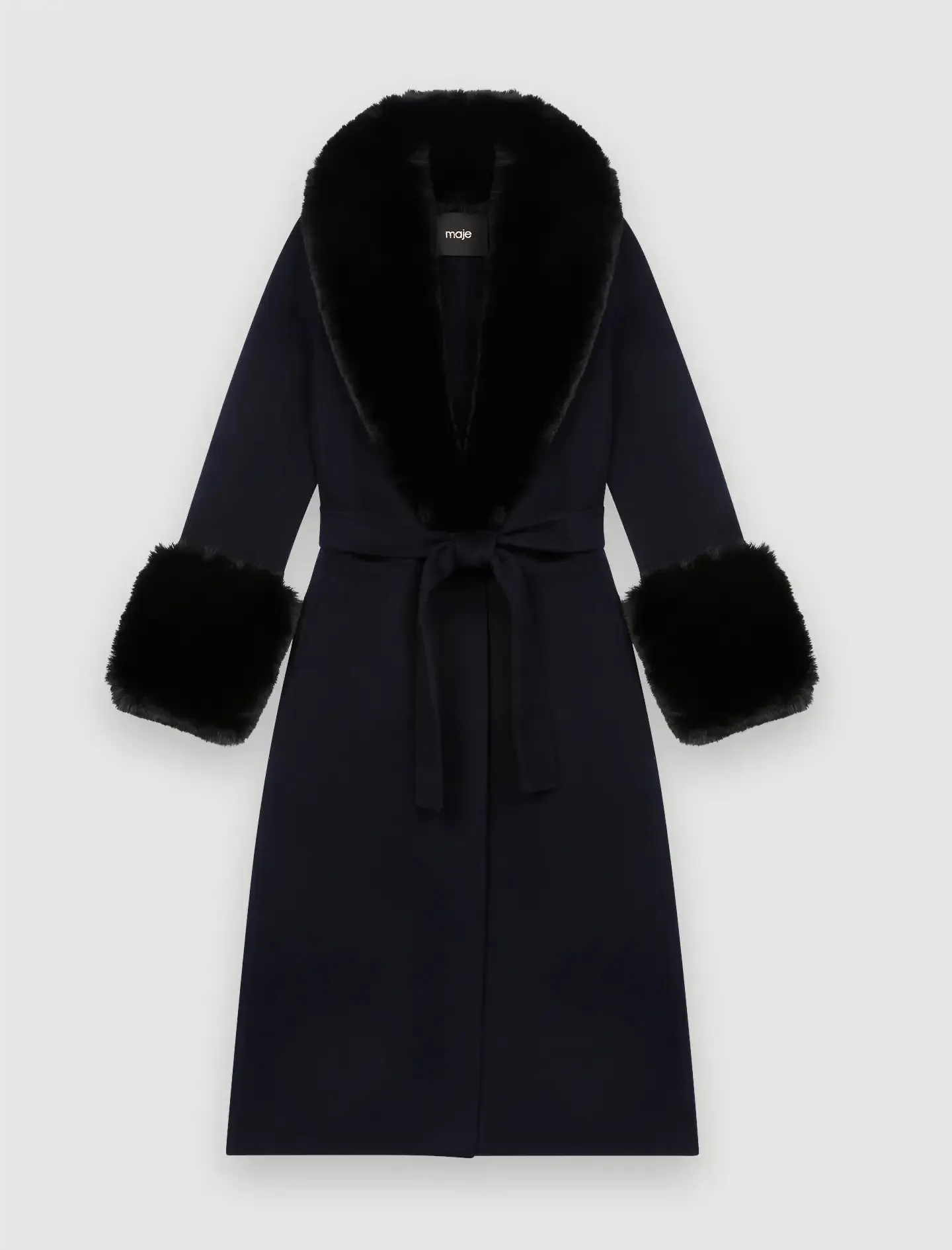 DOUBLE-FACED FAUX FUR COAT