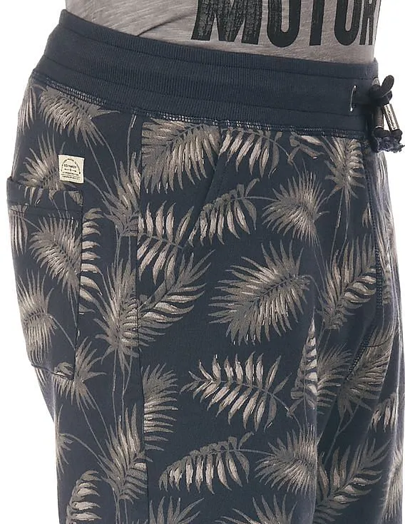 Ed Hardy Drawstring Waist Printed Shorts