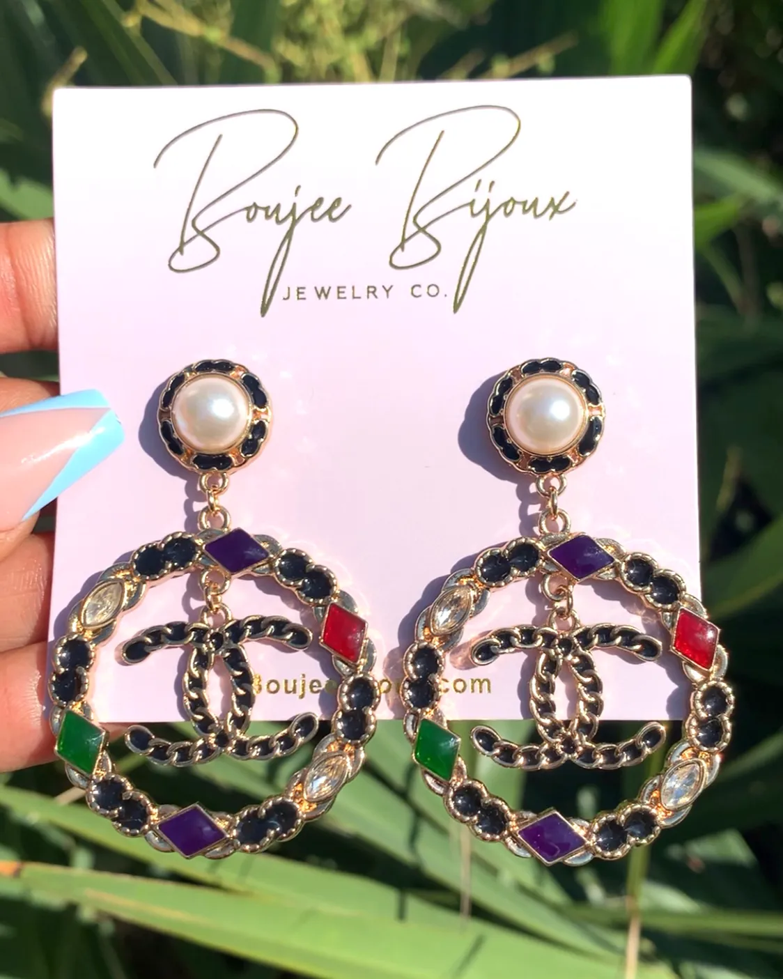 Embellish Pearl CC Earrings