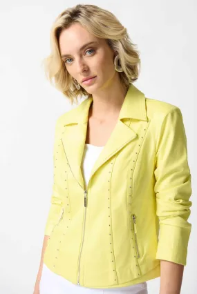 Foiled Suede Fitted Jacket - Designer clothes shop | Designer brands clothes | Womens designer clothes | Designer brands UK | Cl