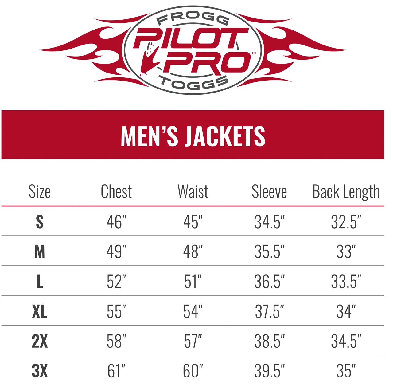 Frogg Toggs Mens Pilot Pro Jacket