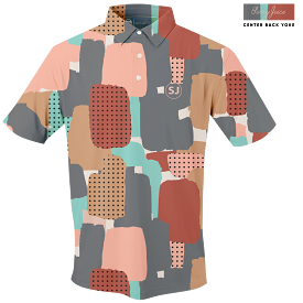 Golf Abstract Camo Men's Polo