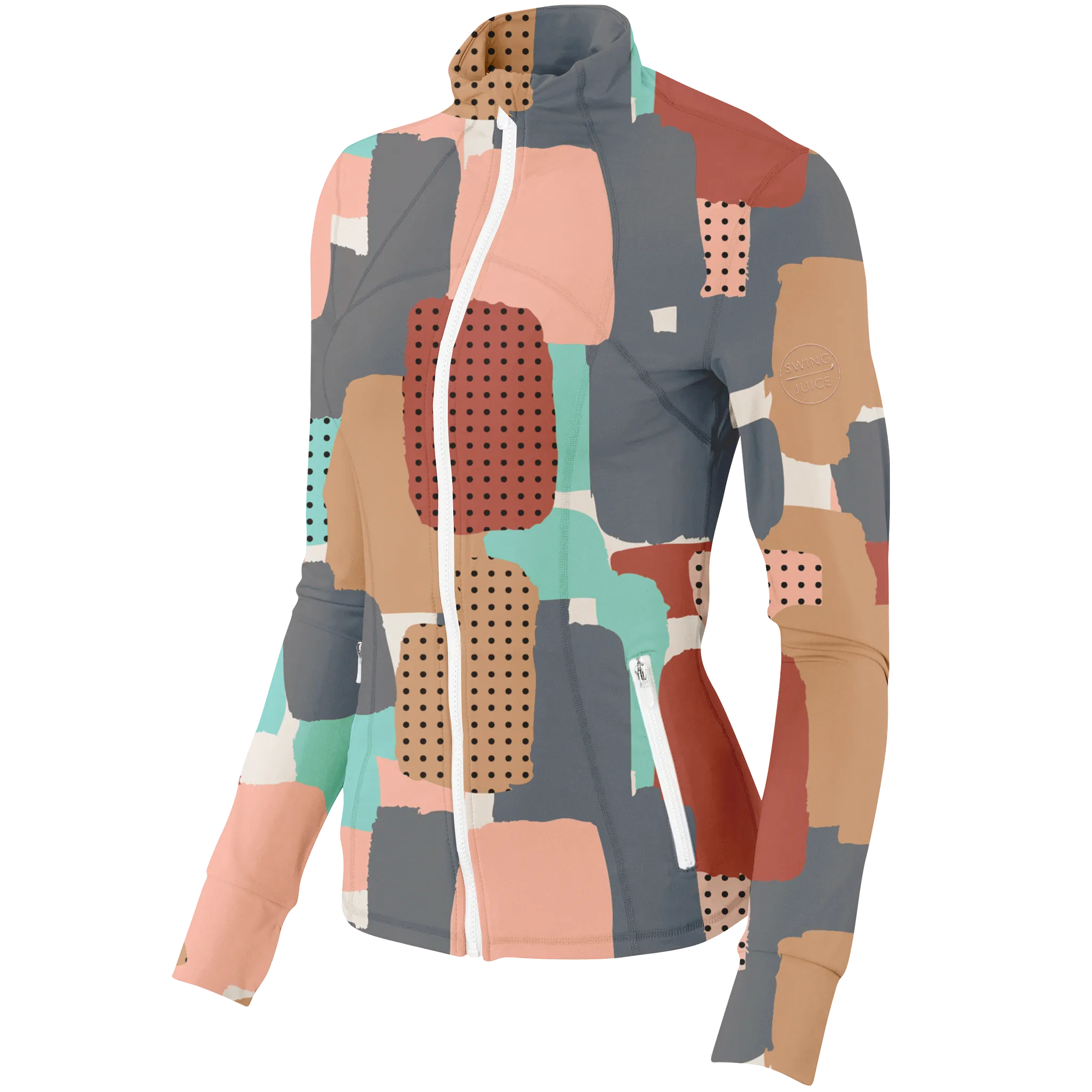 Golf Abstract Camo Women's Full Zip