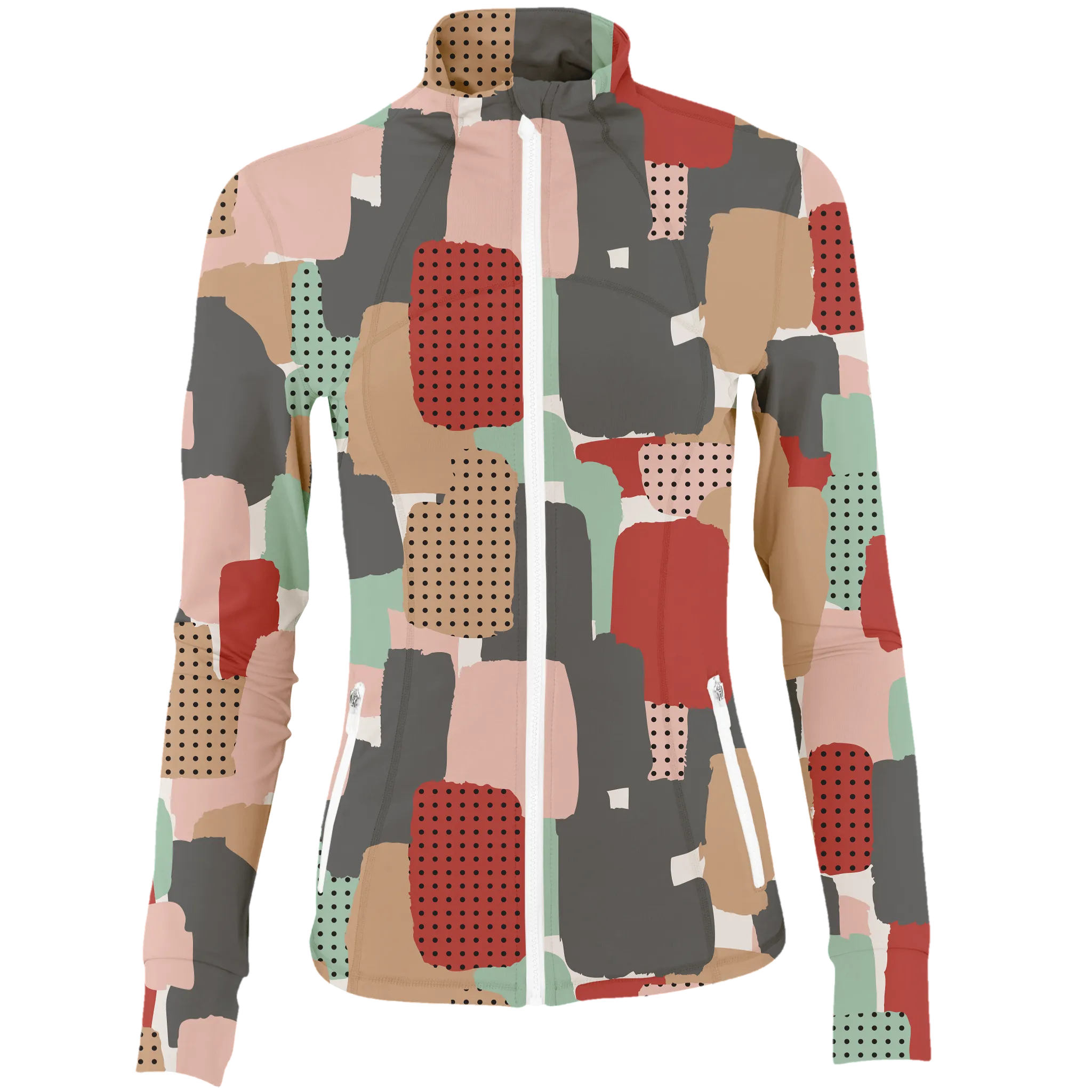 Golf Abstract Camo Women's Full Zip