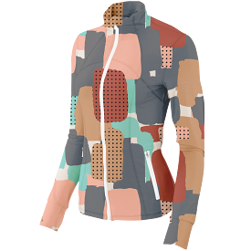 Golf Abstract Camo Women's Full Zip