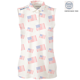 Golf Flag Women's Sleeveless Polo