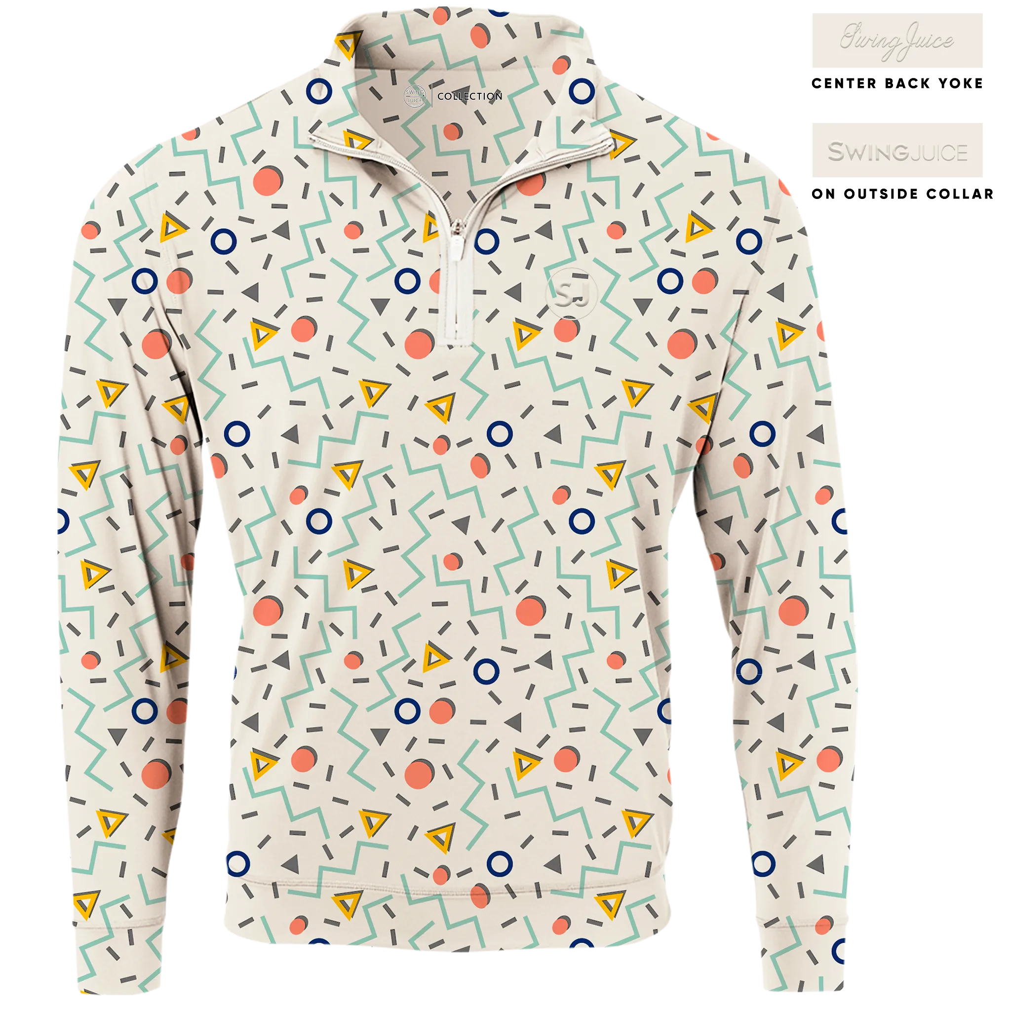 Golf Fresh Prints Men's Quarter Zip