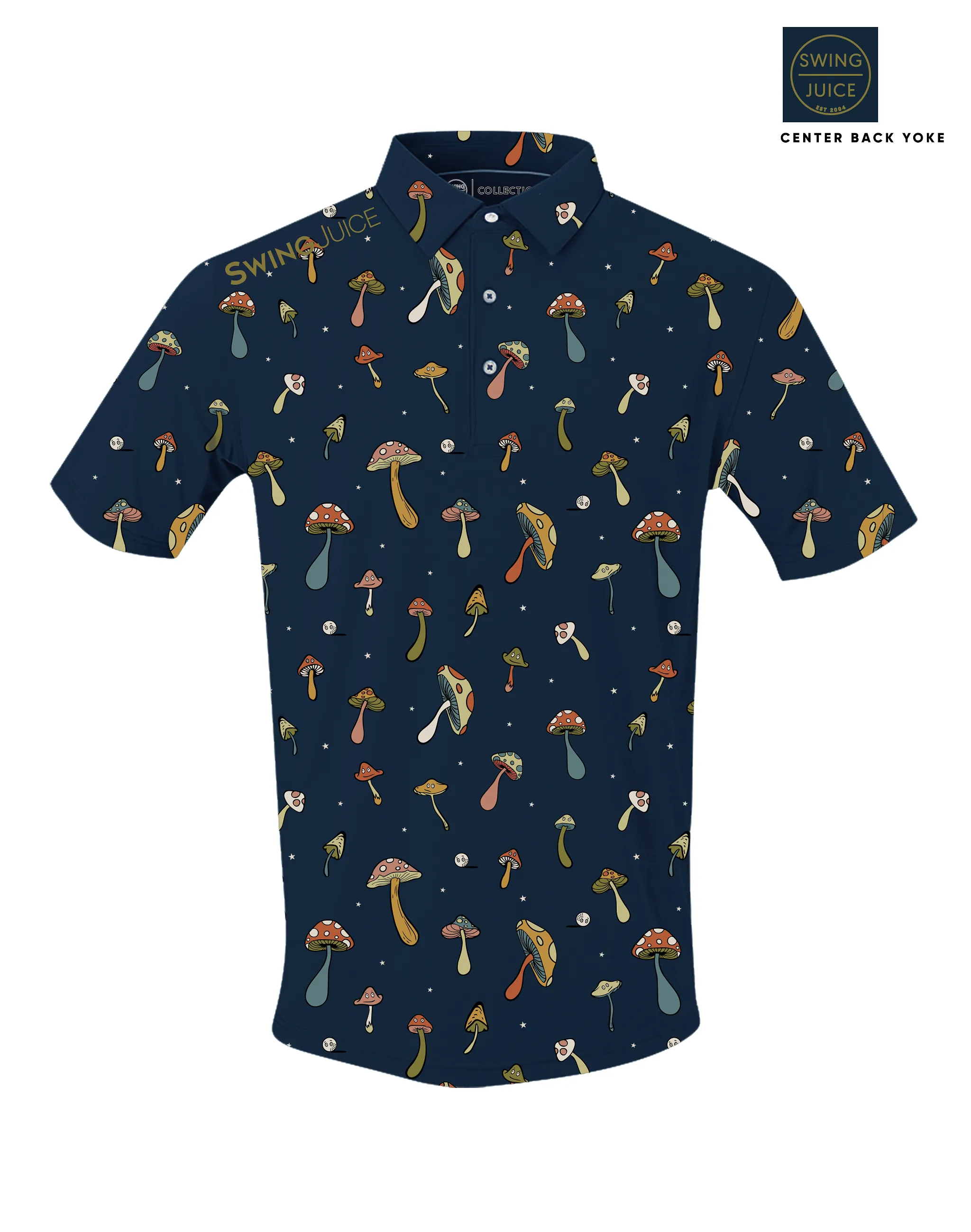 Golf Magic Mushrooms Men's Polo