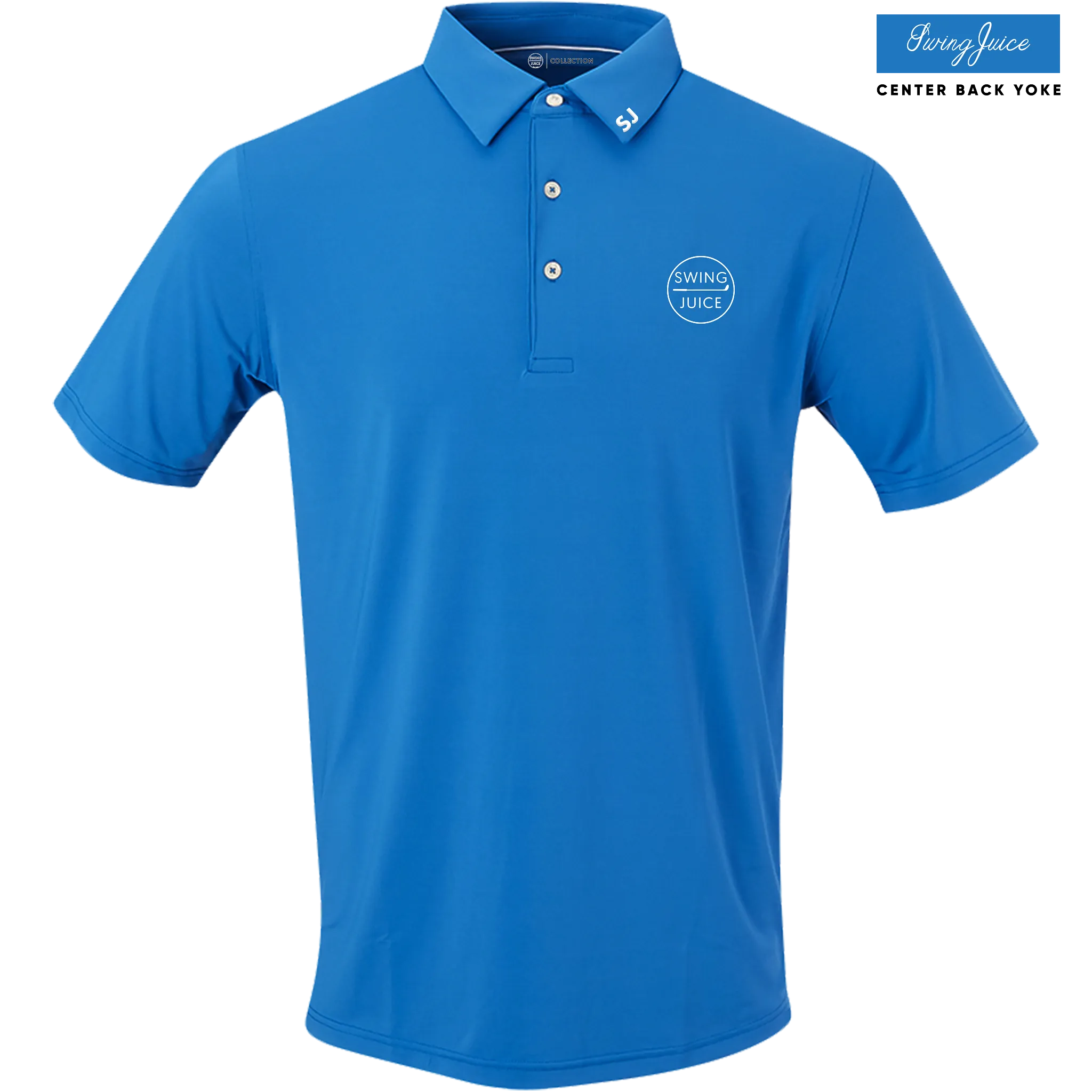 Golf Retro Men's Polo Blue