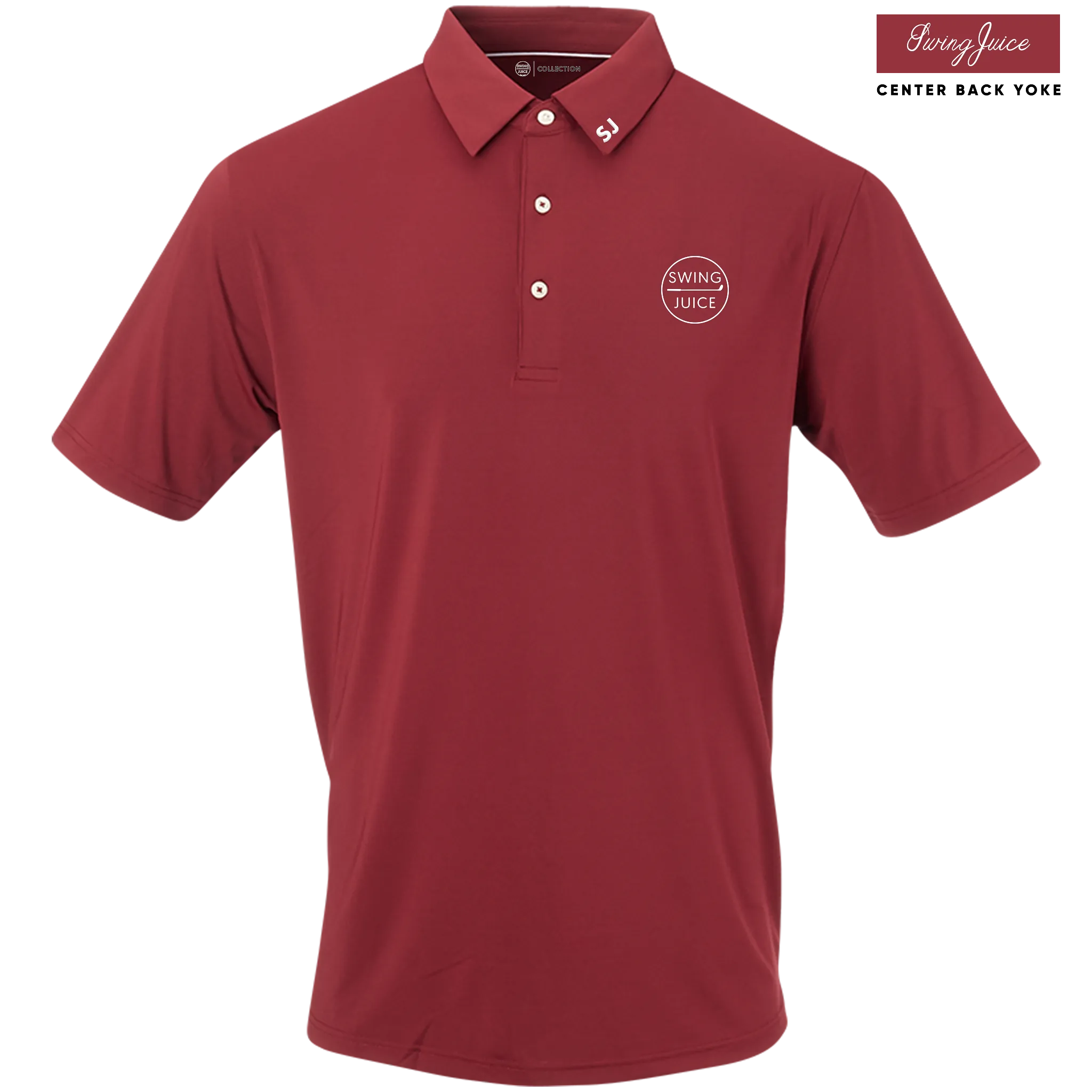 Golf Retro Men's Polo Merlot