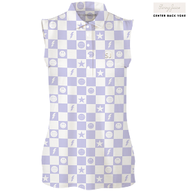 Golf Smiley Women's Sleeveless Polo