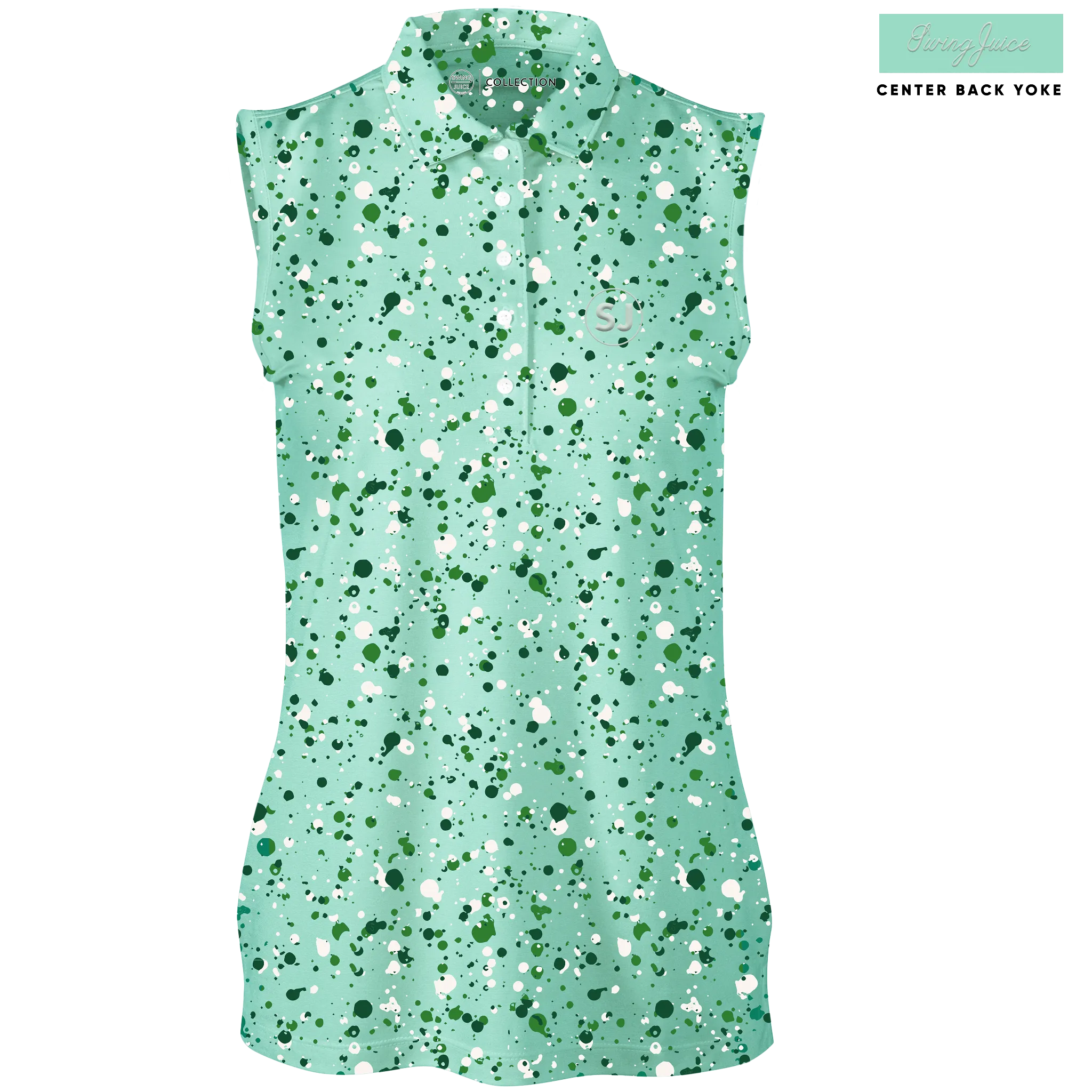 Golf Splatter Women's Sleeveless Polo