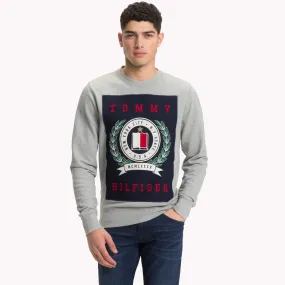 Grey Crest Sweatshirt | Sweatshirts & Hoodies | Tommy Hilfiger