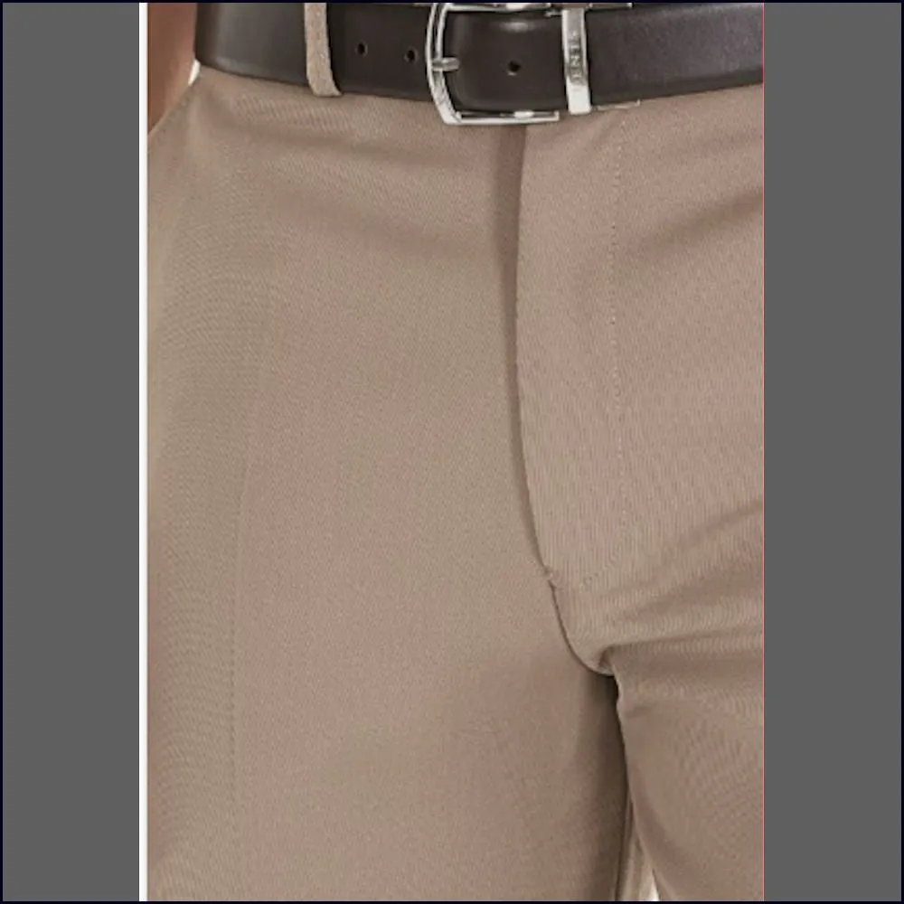 Gurteen Cologne Stretch Beige Cavalry Twill.