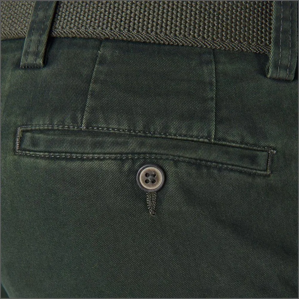 Gurteen Longford Winter Loden Stretch Cotton Chino+