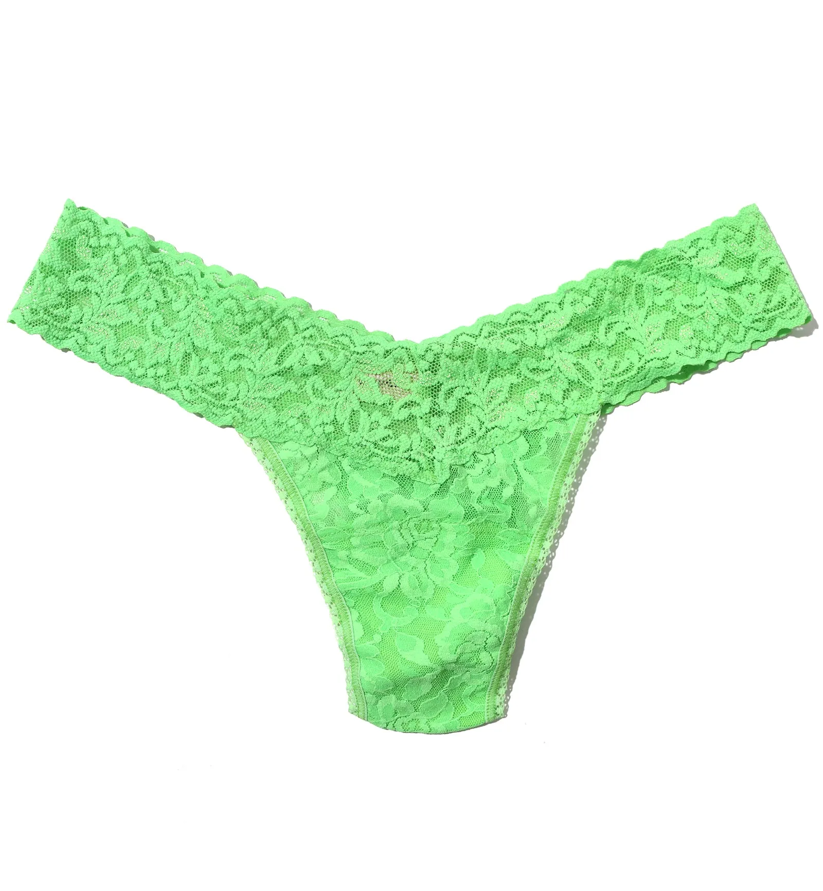 Hanky Panky Signature Lace Low Rise Thong (4911P) - Kiwi Punch