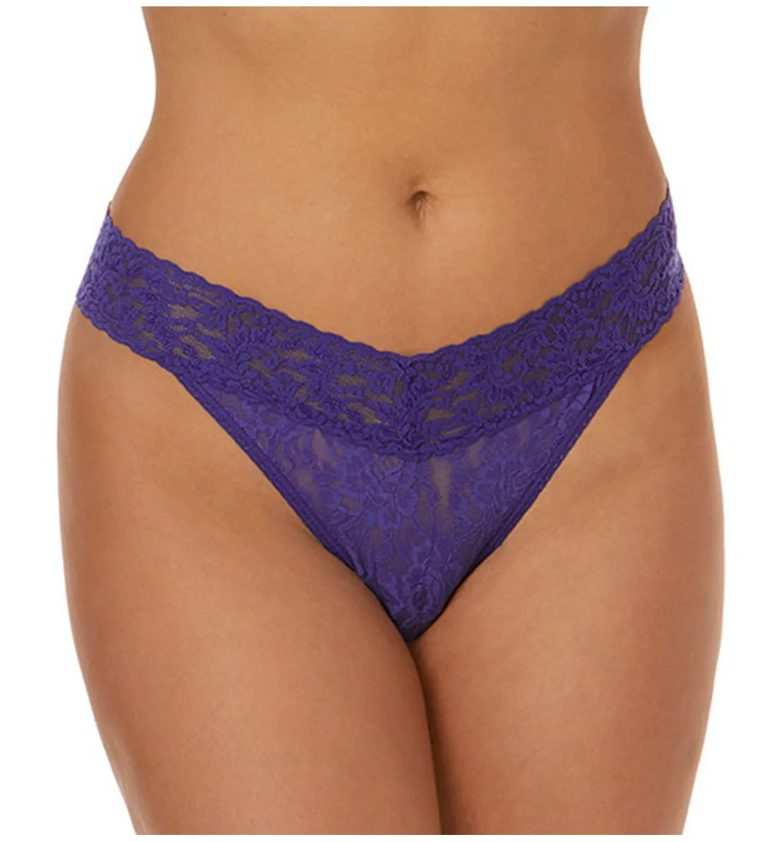 Hanky Panky Signature Lace Original Rise Thong (4811P) - Wild Violet