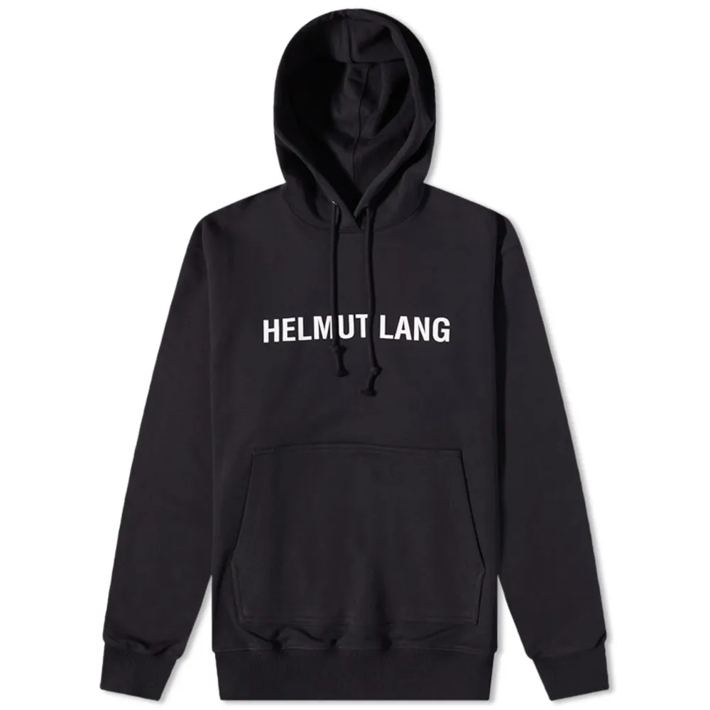 Helmut Lang Core Logo Popover HoodyBlack