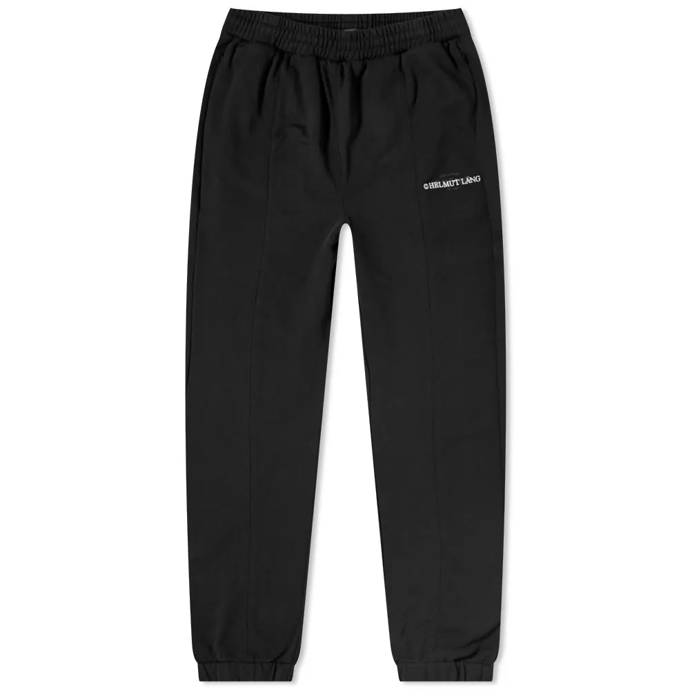 Helmut Lang Layered Logo SweatpantsBlack