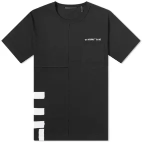 Helmut Lang Logo Patchwork TeeBlack