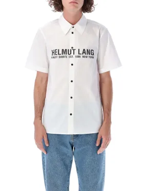 Helmut Lang Logo Printed Short-Sleeved Shirt