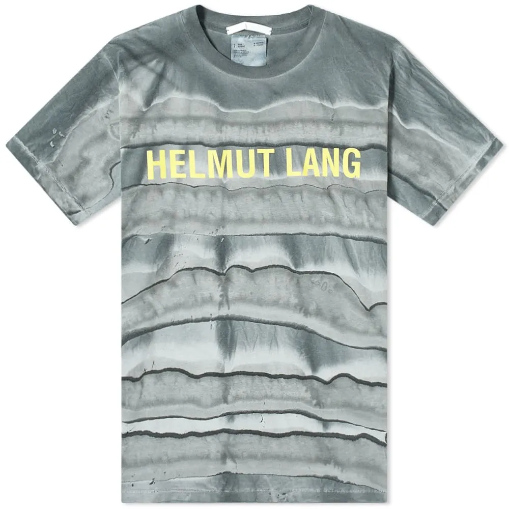 Helmut Lang Overdyed Logo T-ShirtMarble Dye