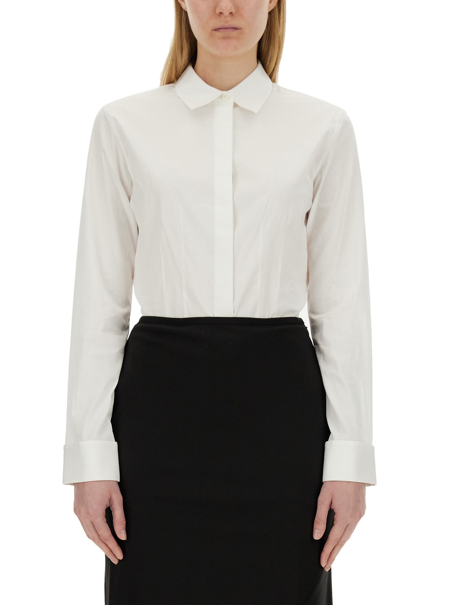 HELMUT LANG    POPLIN FITTED SHIRT