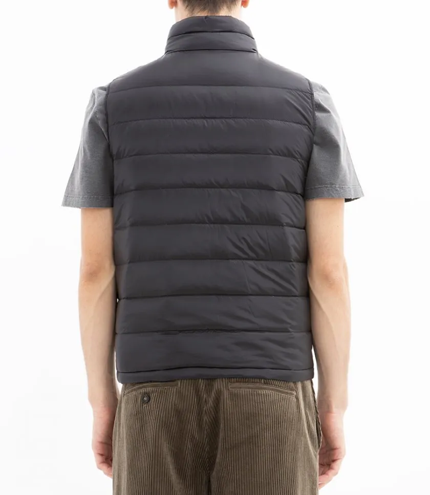 HERNOREVERSIBLE SLEEVELESS JACKET IN NYLON ULTRALIGHT