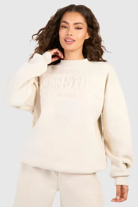 Hoodies & Sweatshirts | Dsgn Studio Embossed Oversized Sweatshirt | boohoo